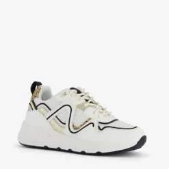 Blue Box Dames dad sneakers wit met gouden details Hot