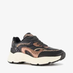 Blue Box Dames dad sneakers zwart New