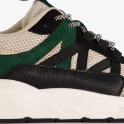 Blue Box Dames dad sneakers zwart groen Hot