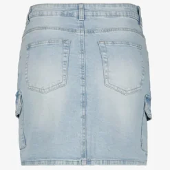 TwoDay Dames denim cargo rok lichtblauw Sale