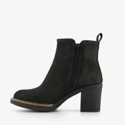 Blue Box Dames enkellaarsjes met hak zwart Sale