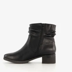 Softline Dames enkellaarsjes met hak zwart Clearance