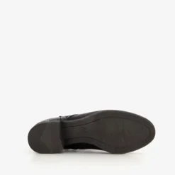 Softline Dames enkellaarsjes met hak zwart Clearance