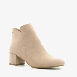 Tamaris Dames enkellaarsjes met hak beige Best