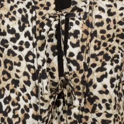 TwoDay Dames gilet met strikjes luipaardprint Sale