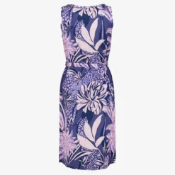 TwoDay Dames jurk mouwloos met bloemenprint paars Sale