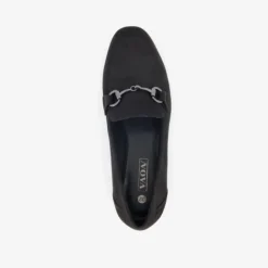 Nova Dames loafers met gesp zwart Discount