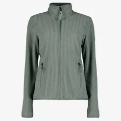 Kjelvik Dames outdoor fleece vest groen