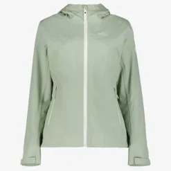 Kjelvik Dames outdoor jas waterafstotend mintgroen