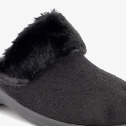 Thu!s Dames pantoffels met imitatiebont zwart Online