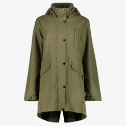 TwoDay Dames parka jas donkergroen Outlet