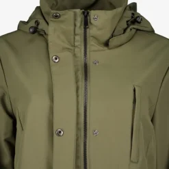 TwoDay Dames parka jas donkergroen Outlet