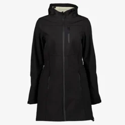 Mountain Peak Dames parka softshell jas zwart Online