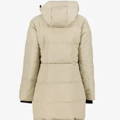 Kjelvik Dames parka winterjas waterafstotend beige Clearance