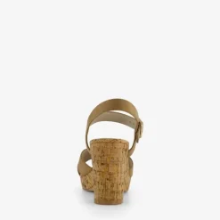 Blue Box Dames sandalen met hak beige