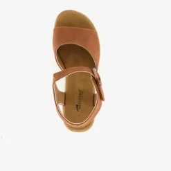 Natuform Dames sandalen met hak cognac New