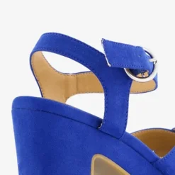 Blue Box Dames sandalen met hak kobalt blauw Online