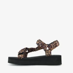 Scapino Dames sandalen met panterprint zwart New