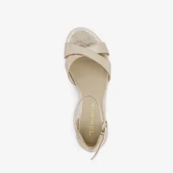 Tamaris Dames sandalen met slangenprint