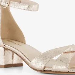 Tamaris Dames sandalen met slangenprint