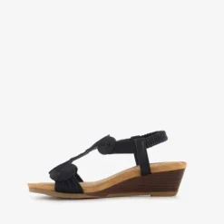 Blue Box Dames sandalen met sleehak zwart Sale