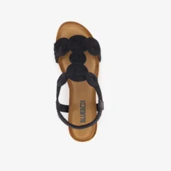 Blue Box Dames sandalen met sleehak zwart Sale