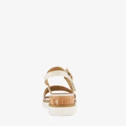 Nova Dames sandalen met sleehak beige Discount