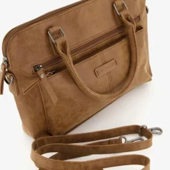 Renato Lucci Dames schoudertas camel bruin Hot