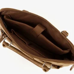 Renato Lucci Dames schoudertas camel bruin Hot