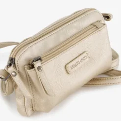 Renato Lucci Dames schoudertas goud Clearance