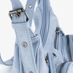 Renato Lucci Dames schoudertas lichtblauw Hot