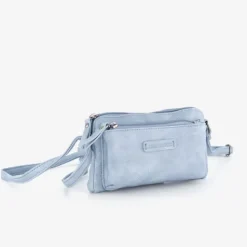 Renato Lucci Dames schoudertas lichtblauw Outlet