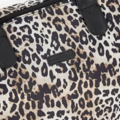 Renato Lucci Dames schoudertas met panterprint beige Best