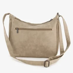 Renato Lucci Dames schoudertas taupe Clearance