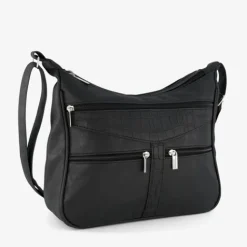 Renato Lucci Dames schoudertas zwart Clearance