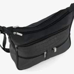 Renato Lucci Dames schoudertas zwart Clearance