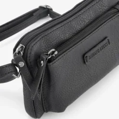 Renato Lucci Dames schoudertas zwart Outlet