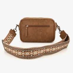 Renato Lucci Dames schoudertasje camel met print Best