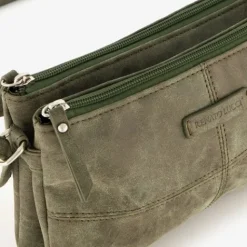 Renato Lucci Dames schoudertasje groen Hot