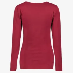 TwoDay Dames shirt met lange mouwen bordeauxrood Sale