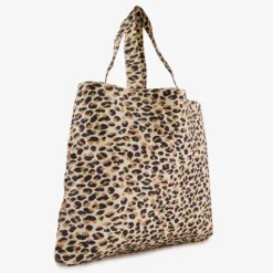 Scapino Dames shopper met panterprint beige