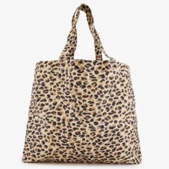 Scapino Dames shopper met panterprint beige