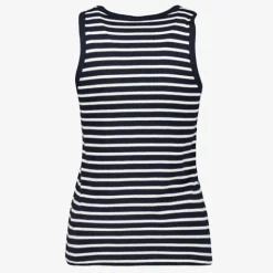 TwoDay Dames singlet gestreept blauw wit Online