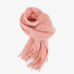 Scapino Dames sjaal met franjes roze Online