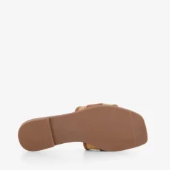 Blue Box Dames slippers bruin