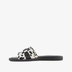 Nova Dames slippers met koeienprint
