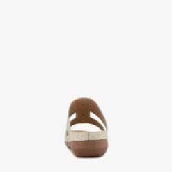Natuform Dames slippers met sleehak beige Best