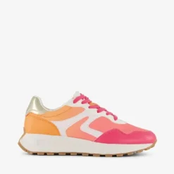 Blue Box Dames sneakers beige roze Outlet