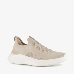 Hush Puppies Dames sneakers beige wit