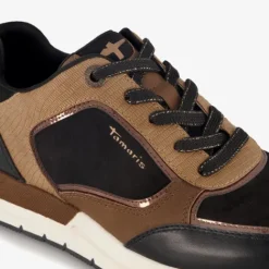 Tamaris Dames sneakers bruin zwart Hot